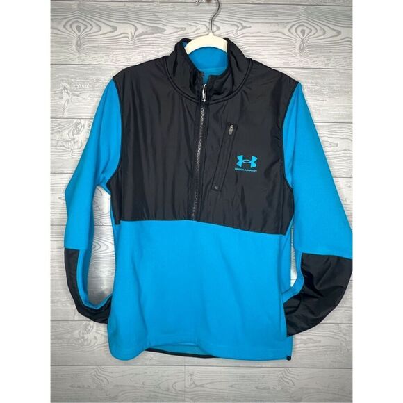 Under Armor Fleese 1/2 zip  Jacket - Picture 1 of 7